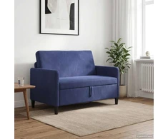Sofa su saugojimo vieta Policijos mėlyna 122 x 78 x 87 cm