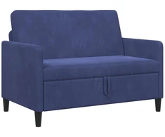 Sofa su saugojimo vieta Policijos mėlyna 122 x 78 x 87 cm