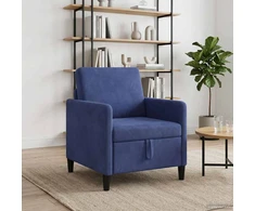 Sofa su saugojimo vieta Policijos mėlyna 72 x 78 x 87 cm