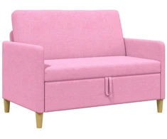Sofa su saugojimo vieta Rožinė 122 x 78 x 87 cm Poliesteris