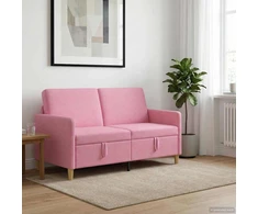 Sofa su saugojimo vieta Rožinė 152 x 78 x 87 cm Poliesteris