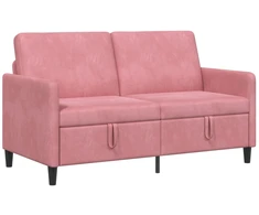 Sofa su saugojimo vieta Rožinė 152 x 78 x 87 cm Poliesteris