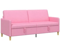 Sofa su saugojimo vieta Rožinė 192 x 78 x 87 cm Poliesteris