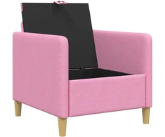 Sofa su saugojimo vieta Rožinė 72 x 78 x 87 cm Poliesteris