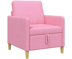 Sofa su saugojimo vieta Rožinė 72 x 78 x 87 cm Poliesteris