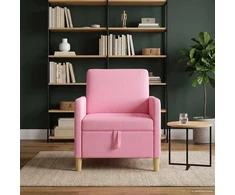 Sofa su saugojimo vieta Rožinė 72 x 78 x 87 cm Poliesteris