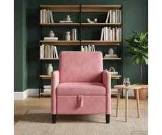 Sofa su saugojimo vieta Rožinė 72 x 78 x 87 cm Poliesteris