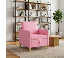 Sofa su saugojimo vieta Rožinė 72 x 78 x 87 cm Poliesteris