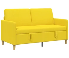 Sofa su saugojimo vieta Šviesi geltona 152 x 78 x 87 cm