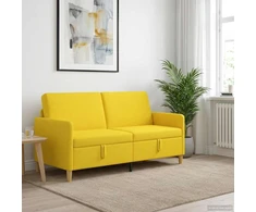 Sofa su saugojimo vieta Šviesi geltona 172 x 78 x 87 cm