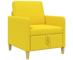 Sofa su saugojimo vieta Šviesi geltona 72 x 78 x 87 cm