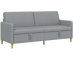 Sofa su saugojimo vieta Šviesiai pilka 192 x 78 x 87 cm