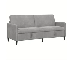 Sofa su saugojimo vieta Šviesiai pilka 192 x 78 x 87 cm