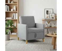 Sofa su saugojimo vieta Šviesiai pilka 72 x 78 x 87 cm