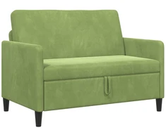 Sofa su saugojimo vieta Šviesiai žalia 122 x 78 x 87 cm