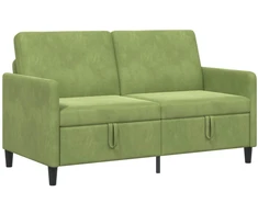 Sofa su saugojimo vieta Šviesiai žalia 152 x 78 x 87 cm