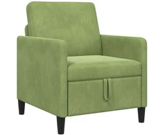Sofa su saugojimo vieta Šviesiai žalia 72 x 78 x 87 cm
