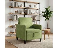 Sofa su saugojimo vieta Šviesiai žalia 72 x 78 x 87 cm