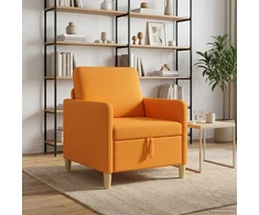 Sofa su saugojimo vieta Tamsiai geltona 72 x 78 x 87 cm
