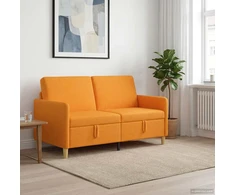 Sofa su saugojimo vieta Tamsiai geltona 152 x 78 x 87 cm