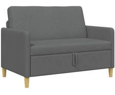 Sofa su saugojimo vieta Tamsiai pilka 122 x 78 x 87 cm