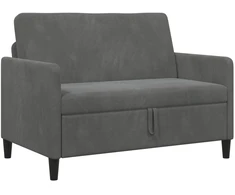 Sofa su saugojimo vieta Tamsiai pilka 122 x 78 x 87 cm