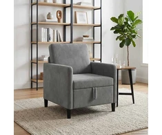 Sofa su saugojimo vieta Tamsiai pilka 72 x 78 x 87 cm