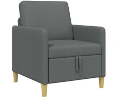 Sofa su saugojimo vieta Tamsiai pilka 72 x 78 x 87 cm