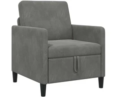 Sofa su saugojimo vieta Tamsiai pilka 72 x 78 x 87 cm