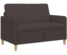 Sofa su saugojimo vieta Tamsiai rudas 122 x 78 x 87 cm