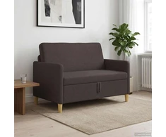 Sofa su saugojimo vieta Tamsiai rudas 122 x 78 x 87 cm