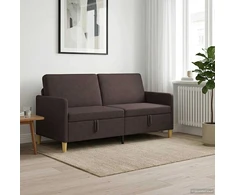 Sofa su saugojimo vieta Tamsiai rudas 172 x 78 x 87 cm