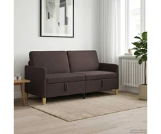 Sofa su saugojimo vieta Tamsiai rudas 172 x 78 x 87 cm