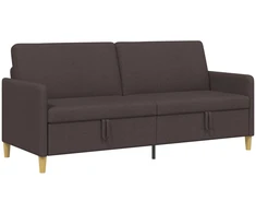 Sofa su saugojimo vieta Tamsiai rudas 192 x 78 x 87 cm