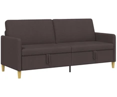 Sofa su saugojimo vieta Tamsiai rudas 192 x 78 x 87 cm