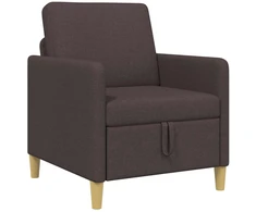 Sofa su saugojimo vieta Tamsiai rudas 72 x 78 x 87 cm