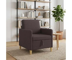 Sofa su saugojimo vieta Tamsiai rudas 72 x 78 x 87 cm