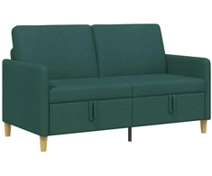 Sofa su saugojimo vieta Tamsiai žalia 152 x 78 x 87 cm