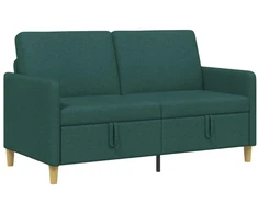 Sofa su saugojimo vieta Tamsiai žalia 152 x 78 x 87 cm