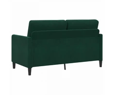 Sofa su saugojimo vieta Tamsiai žalia 152 x 78 x 87 cm
