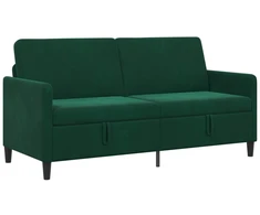 Sofa su saugojimo vieta Tamsiai žalia 172 x 78 x 87 cm