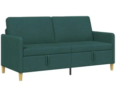 Sofa su saugojimo vieta Tamsiai žalia 172 x 78 x 87 cm