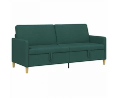 Sofa su saugojimo vieta Tamsiai žalia 192 x 78 x 87 cm