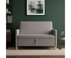 Sofa su saugojimo vieta Taupe 122 x 78 x 87 cm Poliesteris