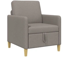 Sofa su saugojimo vieta Taupe 72 x 78 x 87 cm Poliesteris