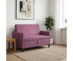 Sofa su saugojimo vieta Violetinė 122 x 78 x 87 cm Poliesteris