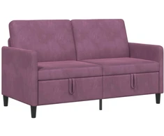 Sofa su saugojimo vieta Violetinė 152 x 78 x 87 cm Poliesteris