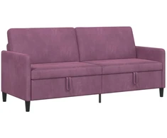 Sofa su saugojimo vieta Violetinė 192 x 78 x 87 cm Poliesteris