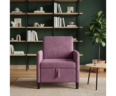 Sofa su saugojimo vieta Violetinė 72 x 78 x 87 cm Poliesteris