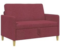 Sofa su saugojimo vieta Vyno raudona 122 x 78 x 87 cm